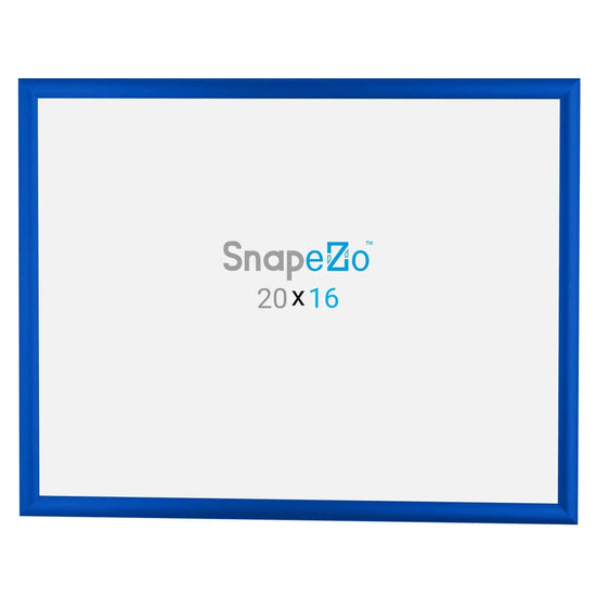 16x20 Blue SnapeZo® Snap Frame - 1" Profile - Snap Frames Direct