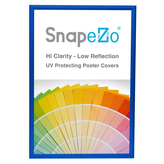24x36 Blue SnapeZo® Snap Frame - 1" Profile - Snap Frames Direct