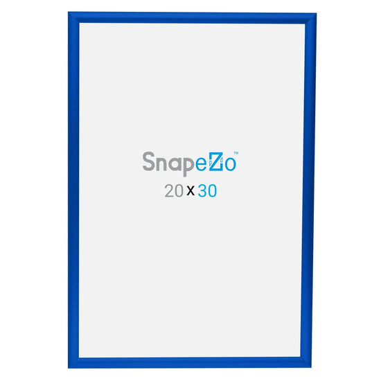 20x30 Blue SnapeZo® Snap Frame - 1" Profile - Snap Frames Direct