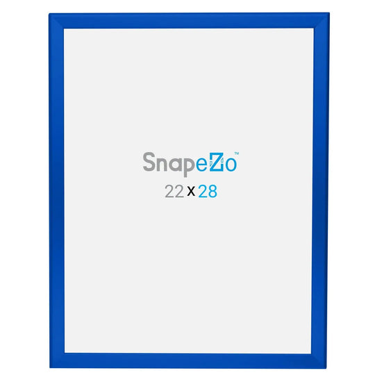 22x28 Blue SnapeZo® Snap Frame - 1.25" Profile - Snap Frames Direct