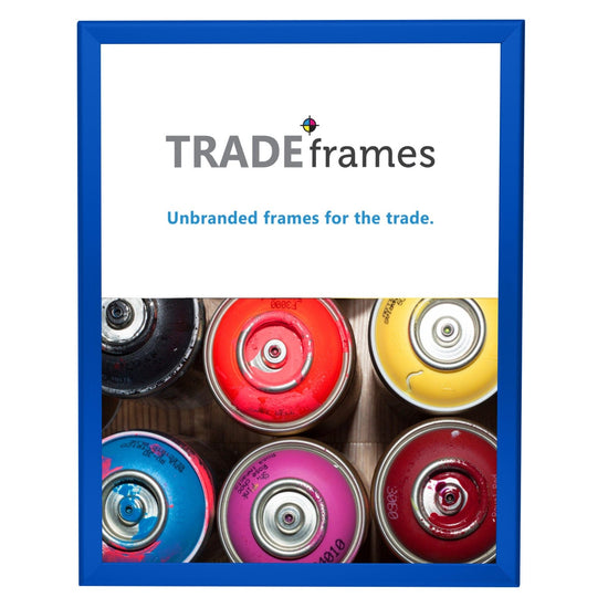 22x28  TRADEframe Blue Snap Frame 22x28 - 1.25 inch profile - Snap Frames Direct