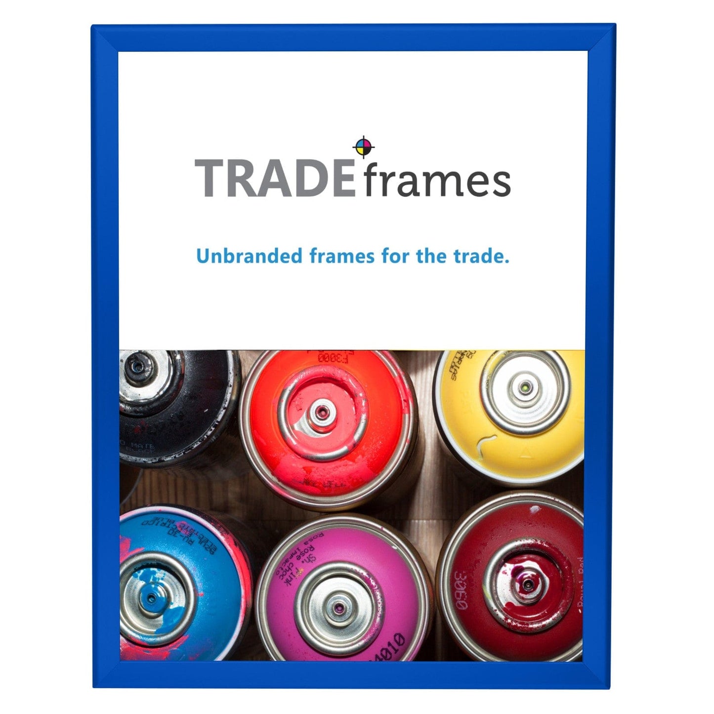18x24  TRADEframe Blue Snap Frame 18x24 - 1.25 inch profile - Snap Frames Direct