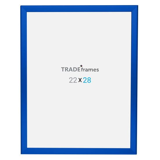 22x28  TRADEframe Blue Snap Frame 22x28 - 1.25 inch profile - Snap Frames Direct