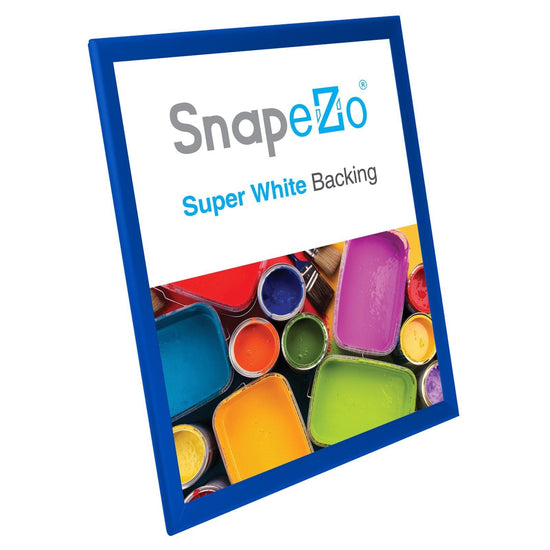 16x20 Blue SnapeZo® Return Snap Frame - 1.25" Profile - Snap Frames Direct