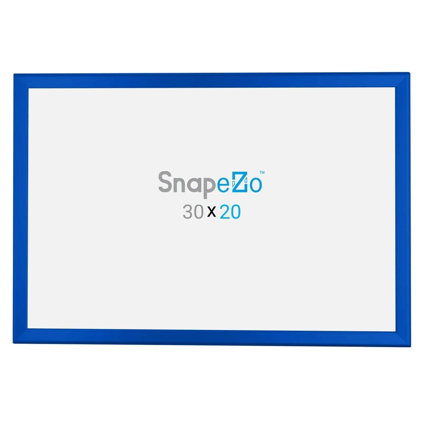 20x30 Blue SnapeZo® Snap Frame - 1.25" Profile - Snap Frames Direct