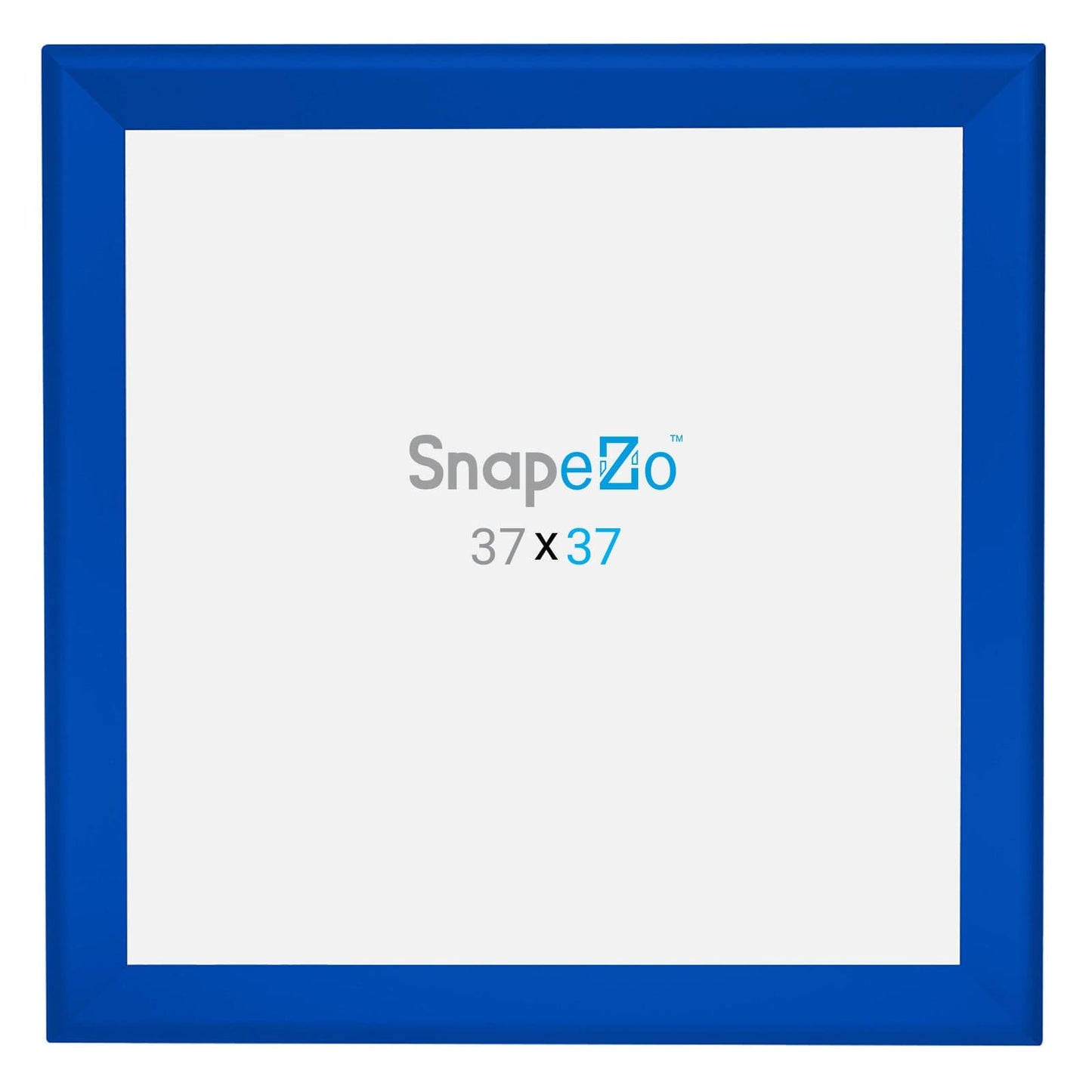 37x37 Blue SnapeZo® Snap Frame - 1.7" Profile - Snap Frames Direct