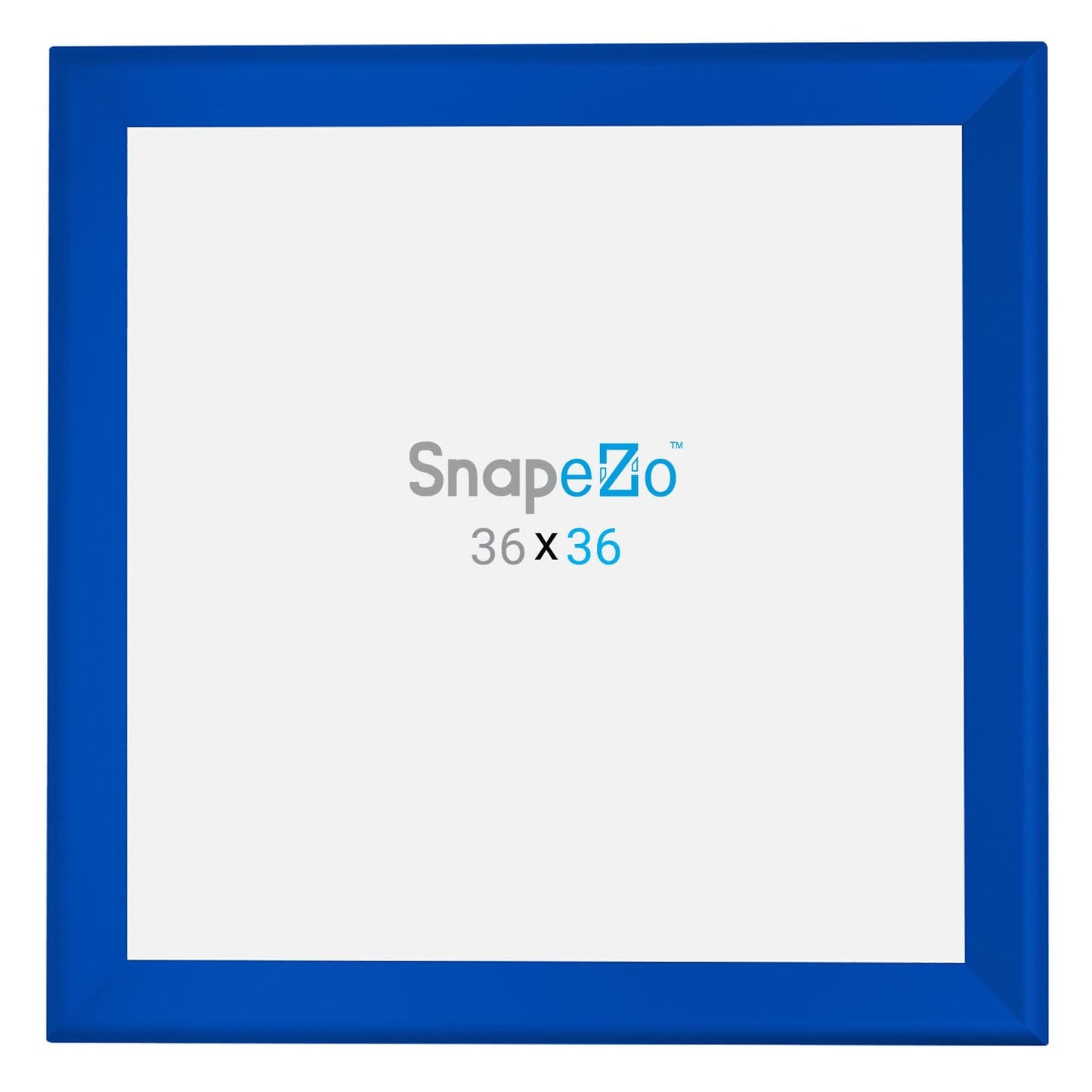 36x36 Blue SnapeZo® Snap Frame - 1.7" Profile - Snap Frames Direct