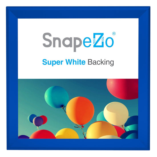 37x37 Blue SnapeZo® Snap Frame - 1.7" Profile - Snap Frames Direct