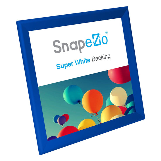 37x37 Blue SnapeZo® Snap Frame - 1.7" Profile - Snap Frames Direct