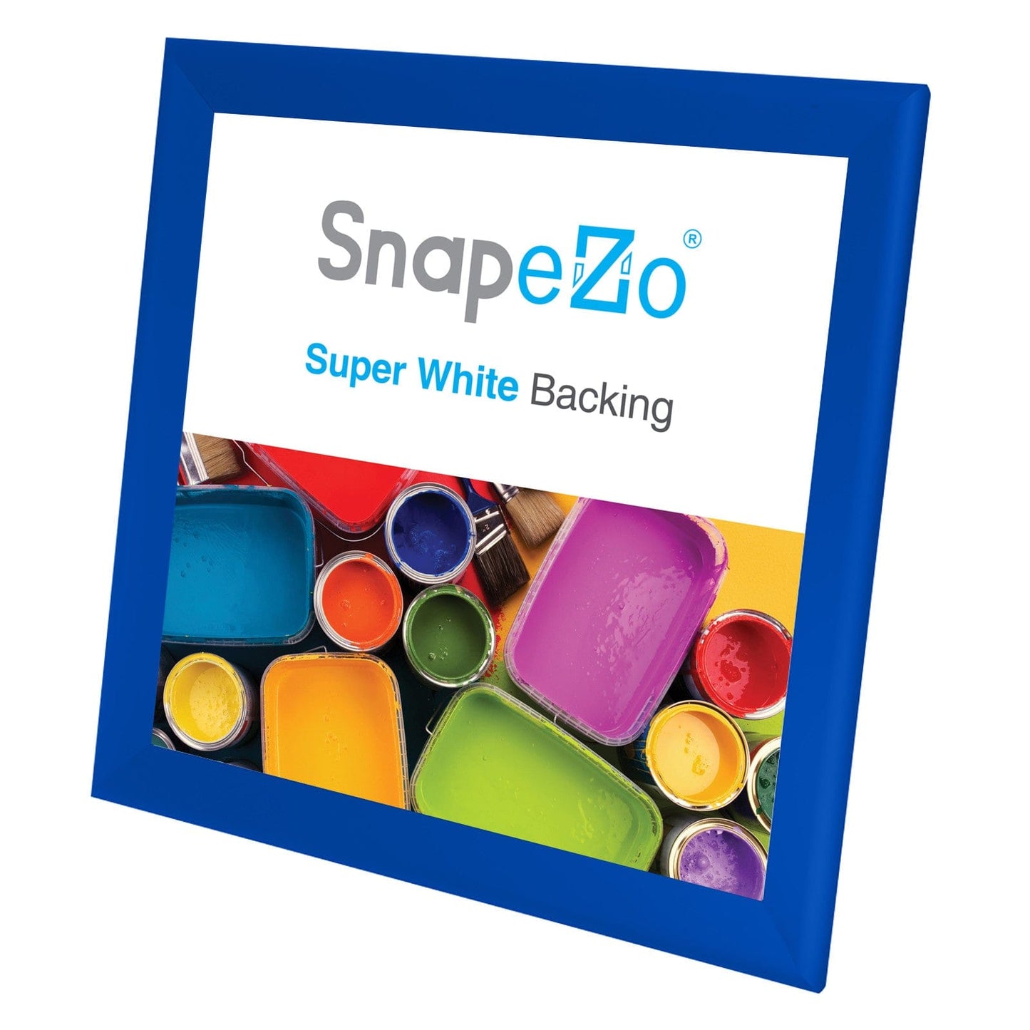 37x37 Blue SnapeZo® Snap Frame - 1.7" Profile - Snap Frames Direct