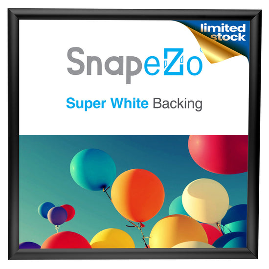 Black Snapezo® Snap Frame 24x24 - 1.25" Profile