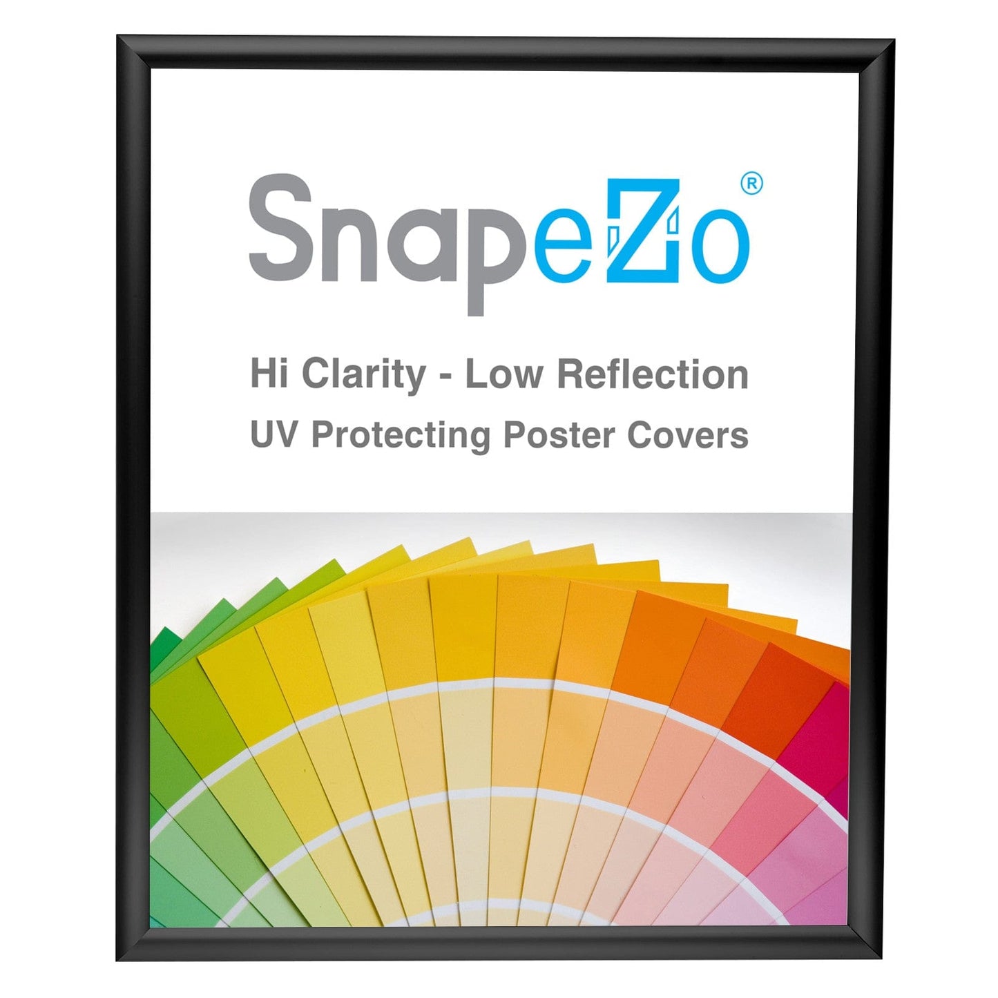 20x24 Black SnapeZo® Snap Frame - 1" Profile - Snap Frames Direct