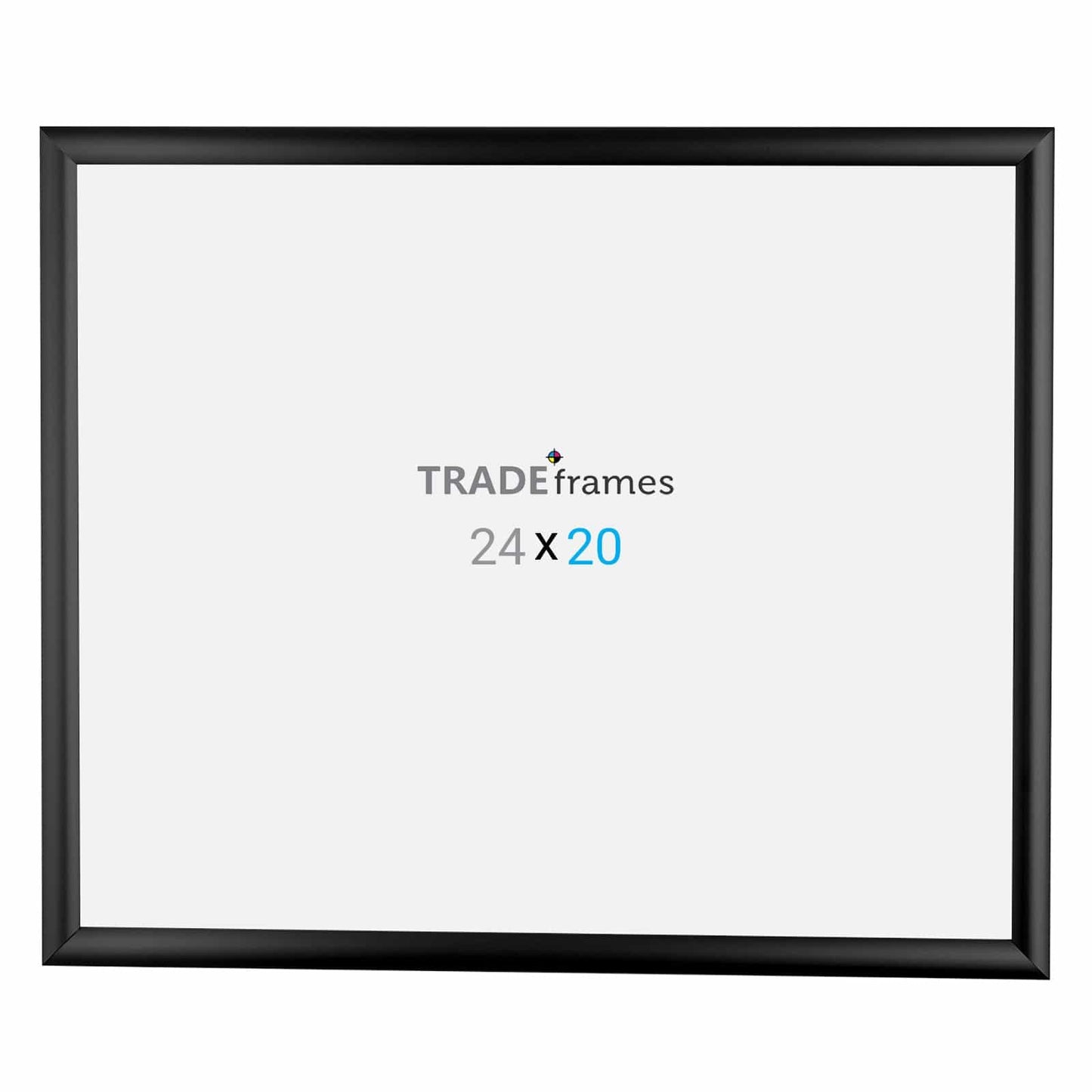 20x24 Black TRADEframe Snap Frame 20x24 - 1" Profile - Snap Frames Direct