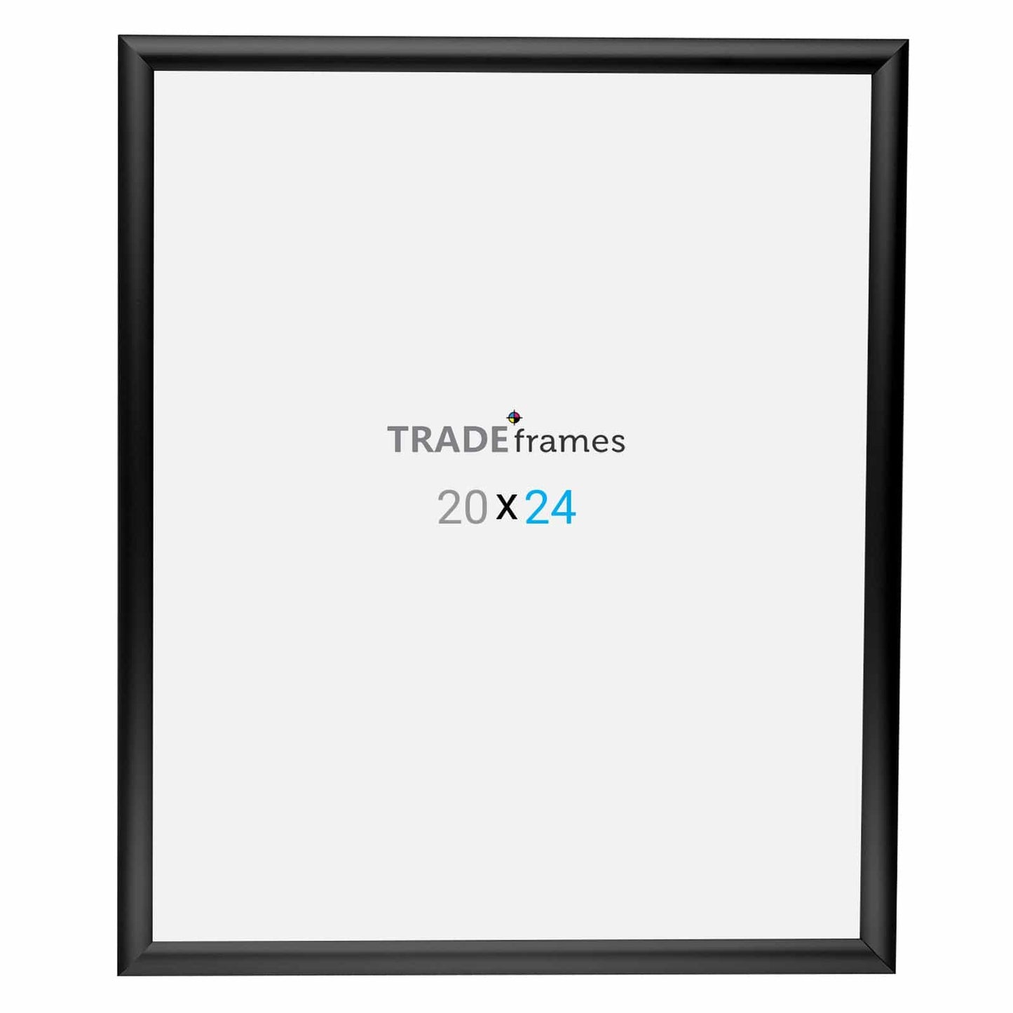 20x24 Black TRADEframe Snap Frame 20x24 - 1" Profile - Snap Frames Direct