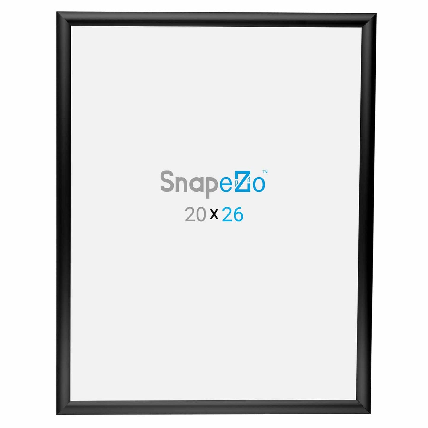 20x26 Black SnapeZo® Poster Snap Frame 1" - Snap Frames Direct