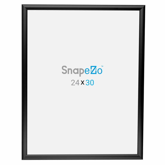 24x30 Black SnapeZo® Poster Snap Frame 1" - Snap Frames Direct