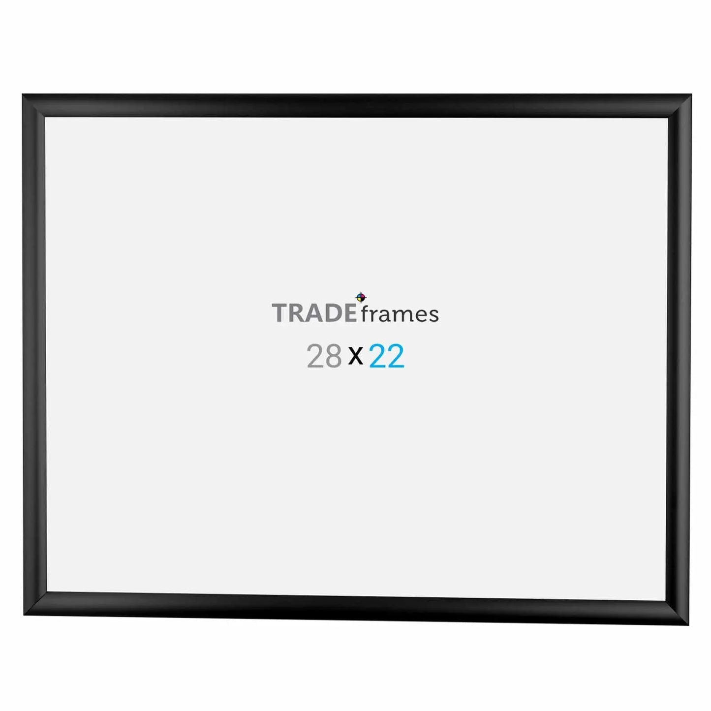 22x28 Inches Black Snap Frame - 1" Profile - Snap Frames Direct