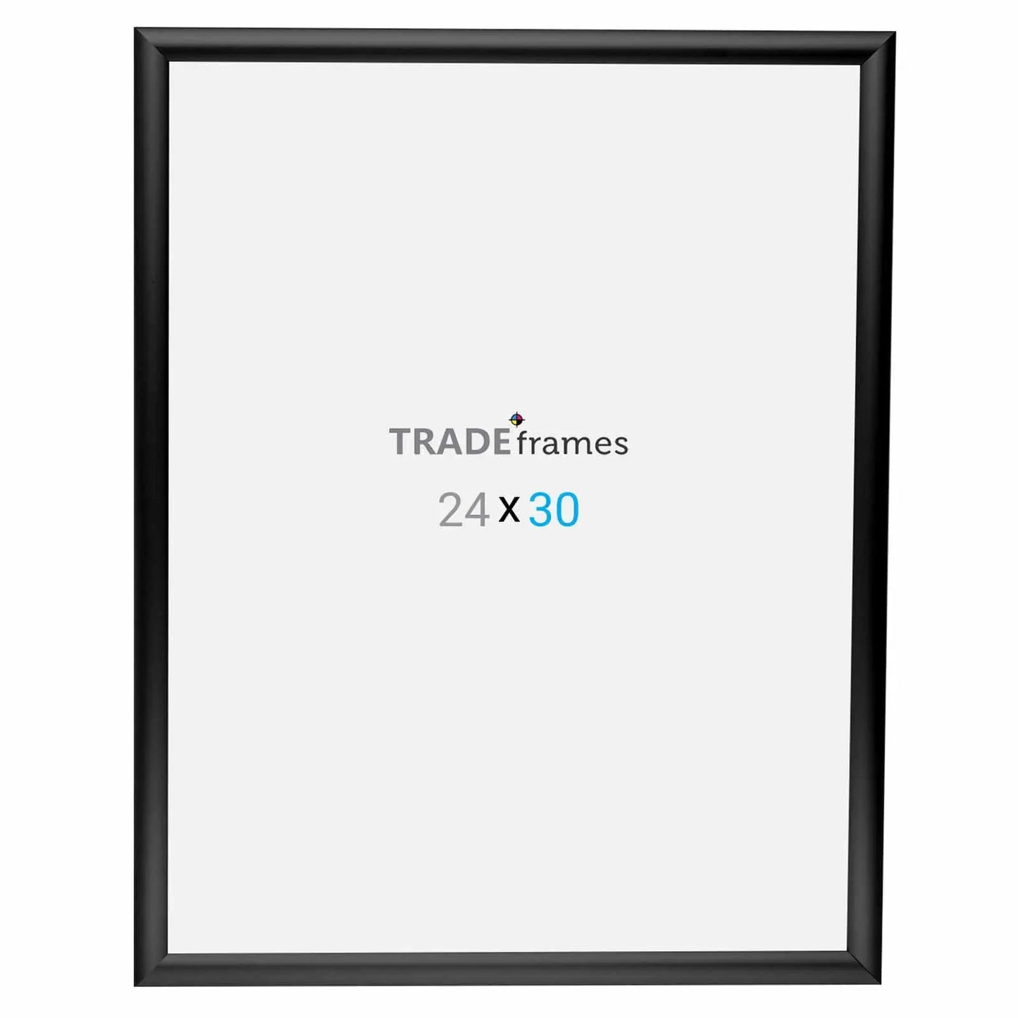 24x30 Black Snap Frame - 1" Profile - Snap Frames Direct