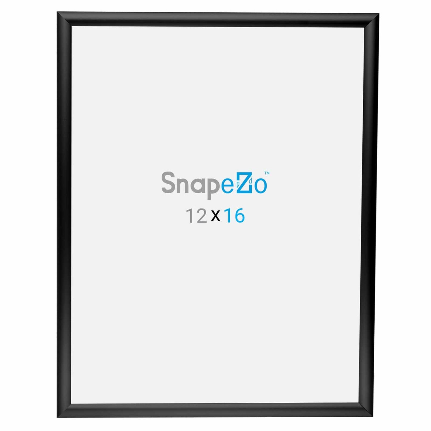 12x16 Black SnapeZo® Snap Frame - 1" Profile - Snap Frames Direct