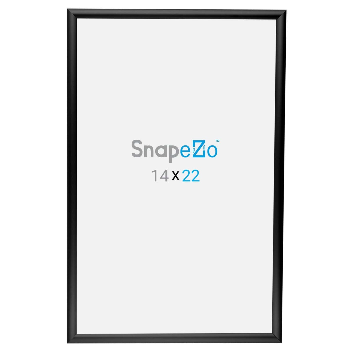 14x22 Black SnapeZo® Snap Frame - 1" Profile - Snap Frames Direct