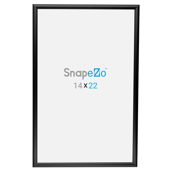 14x22 Black SnapeZo® Snap Frame - 1" Profile - Snap Frames Direct