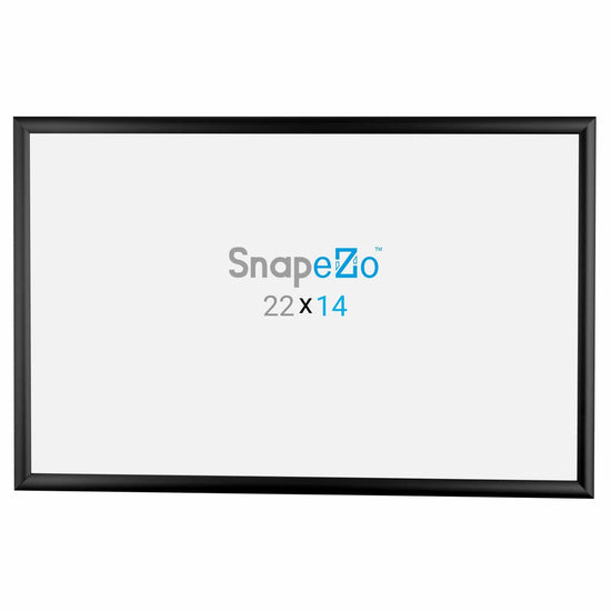 14x22 Black SnapeZo® Snap Frame - 1" Profile - Snap Frames Direct