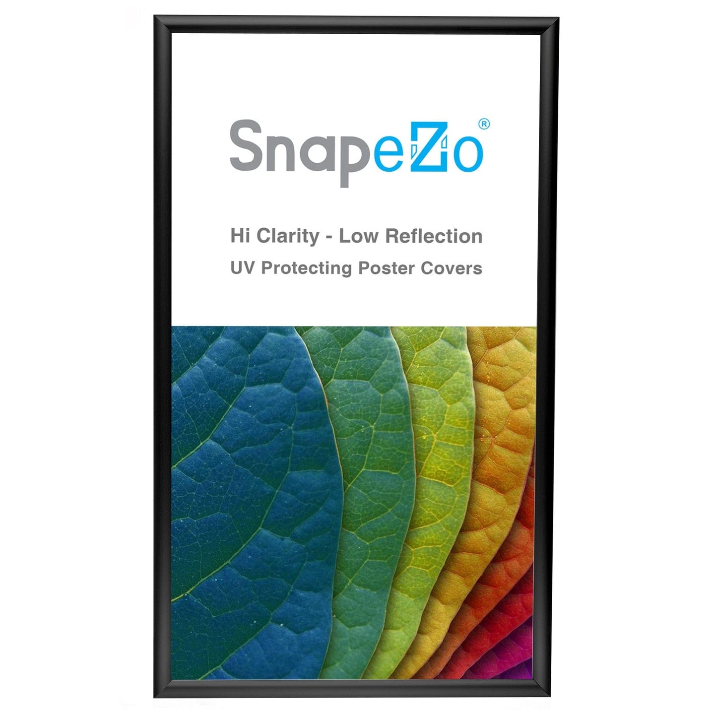 20x36 Black SnapeZo® Snap Frame - 1" Profile - Snap Frames Direct