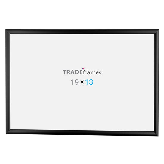 13x19 Inches Black Snap Frame - 1" Profile - Snap Frames Direct