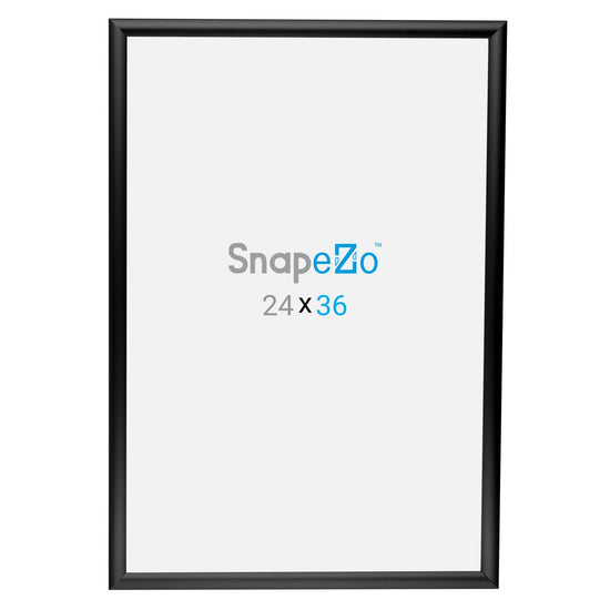 24x36 Black SnapeZo® Poster Snap Frame 1" - Snap Frames Direct