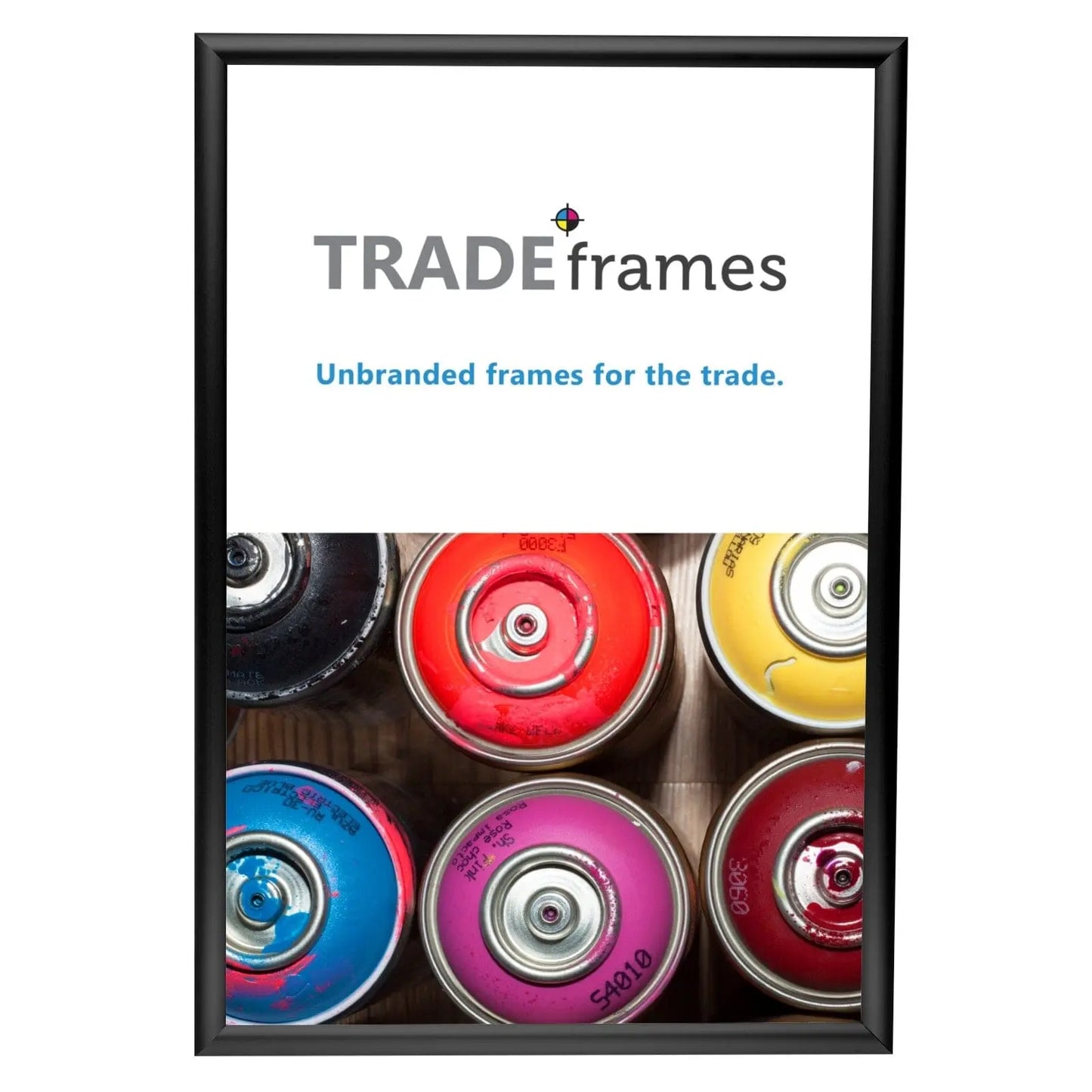20x30 Black Snap Frame - 1" Profile - Snap Frames Direct