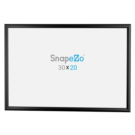 20x30 Black SnapeZo® Poster Snap Frame 1" - Snap Frames Direct
