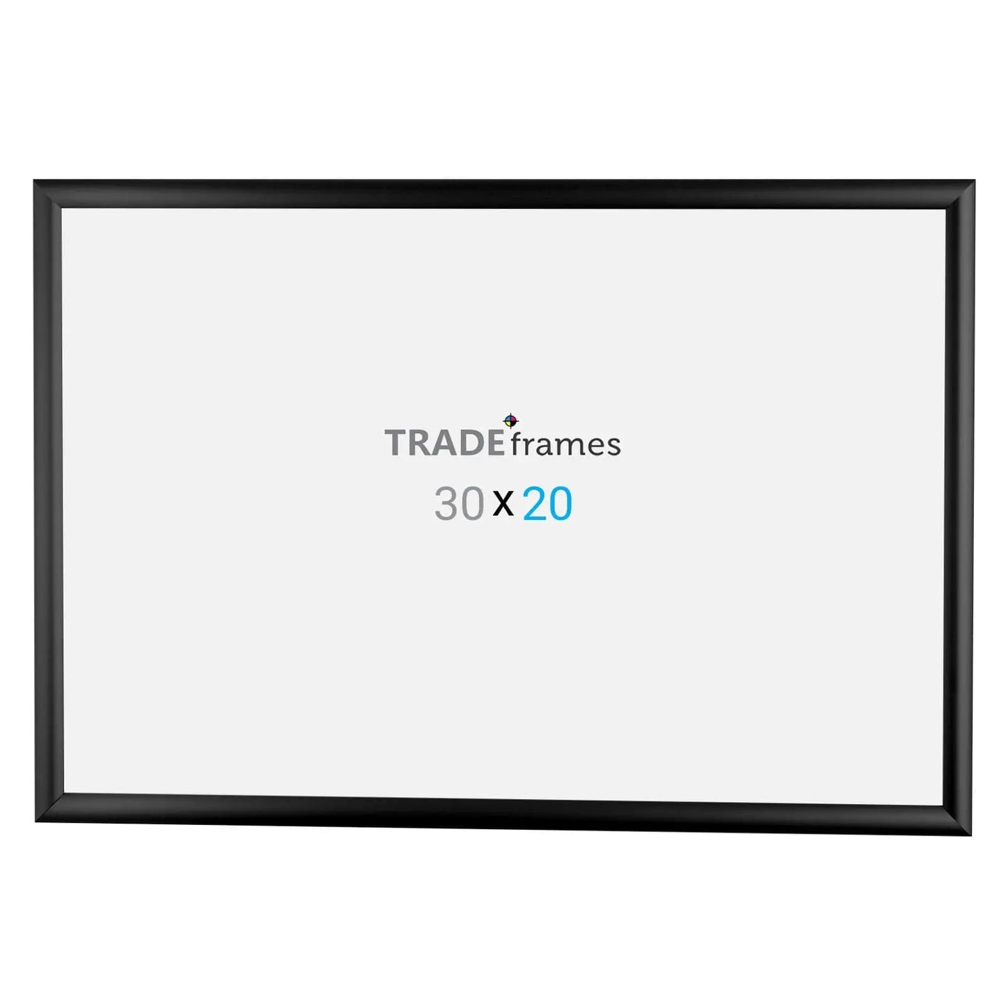 20x30 Black Snap Frame - 1" Profile - Snap Frames Direct