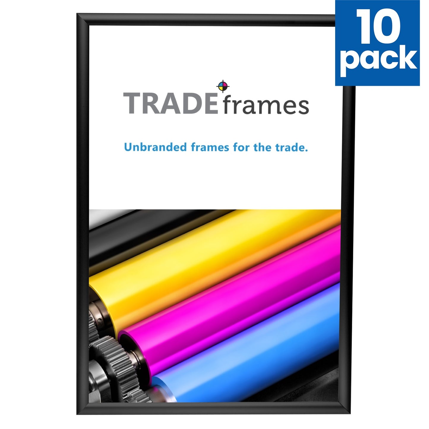 10 Case Pack of Black 20x30 Poster Frame - 1" Profile