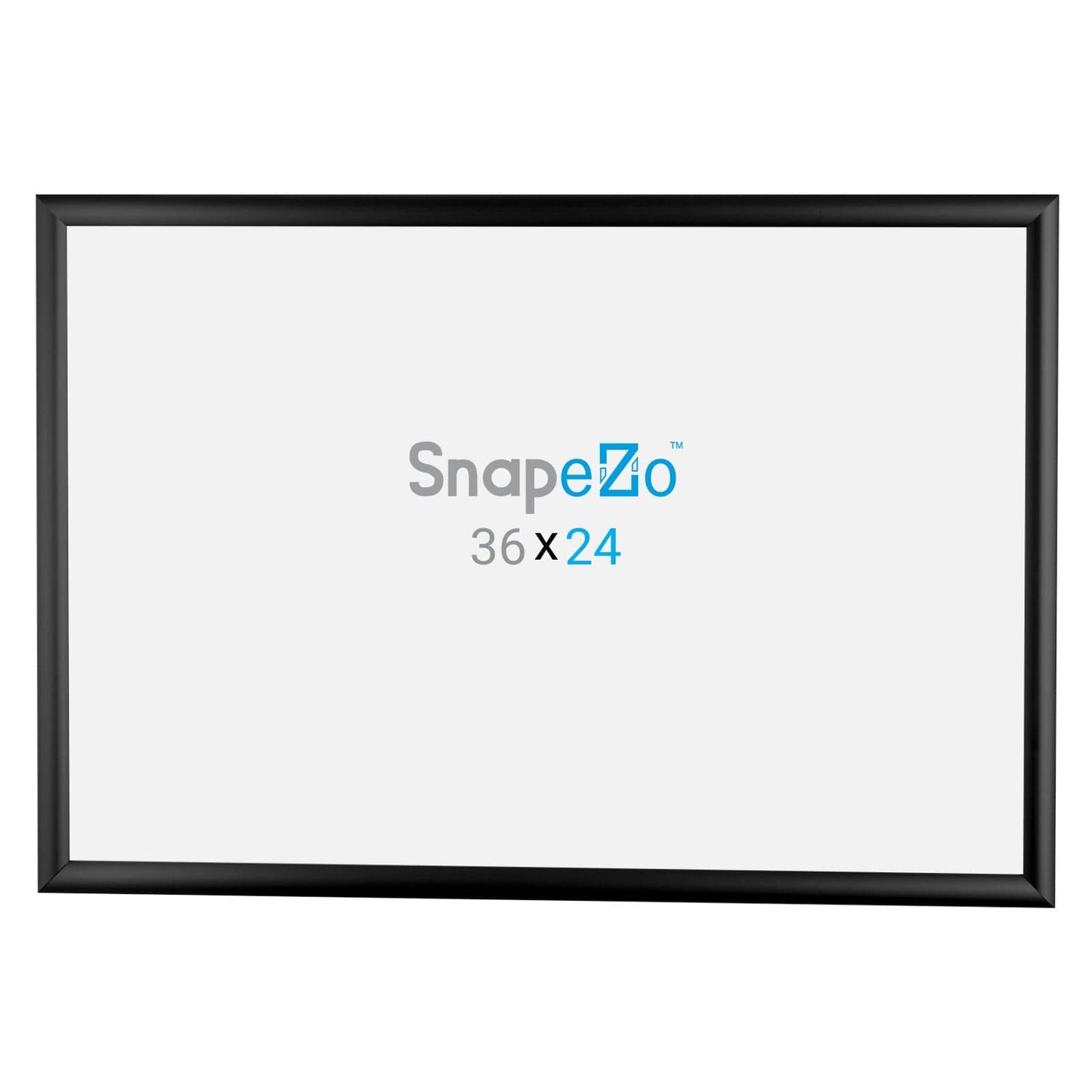 24x36 Black SnapeZo® Poster Snap Frame 1" - Snap Frames Direct