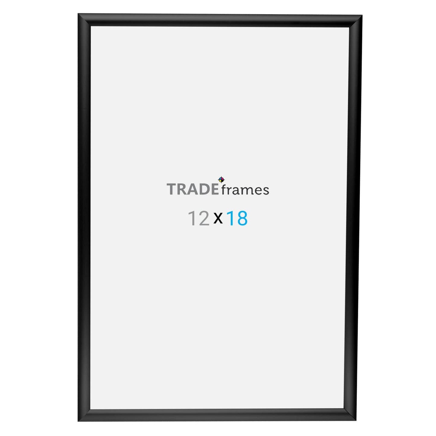 12x18 Black Snap Frame - 1" Profile - Snap Frames Direct