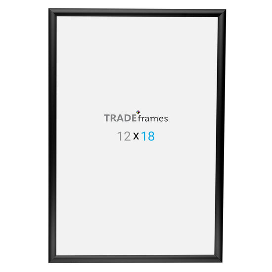 12x18 Black Snap Frame - 1" Profile - Snap Frames Direct