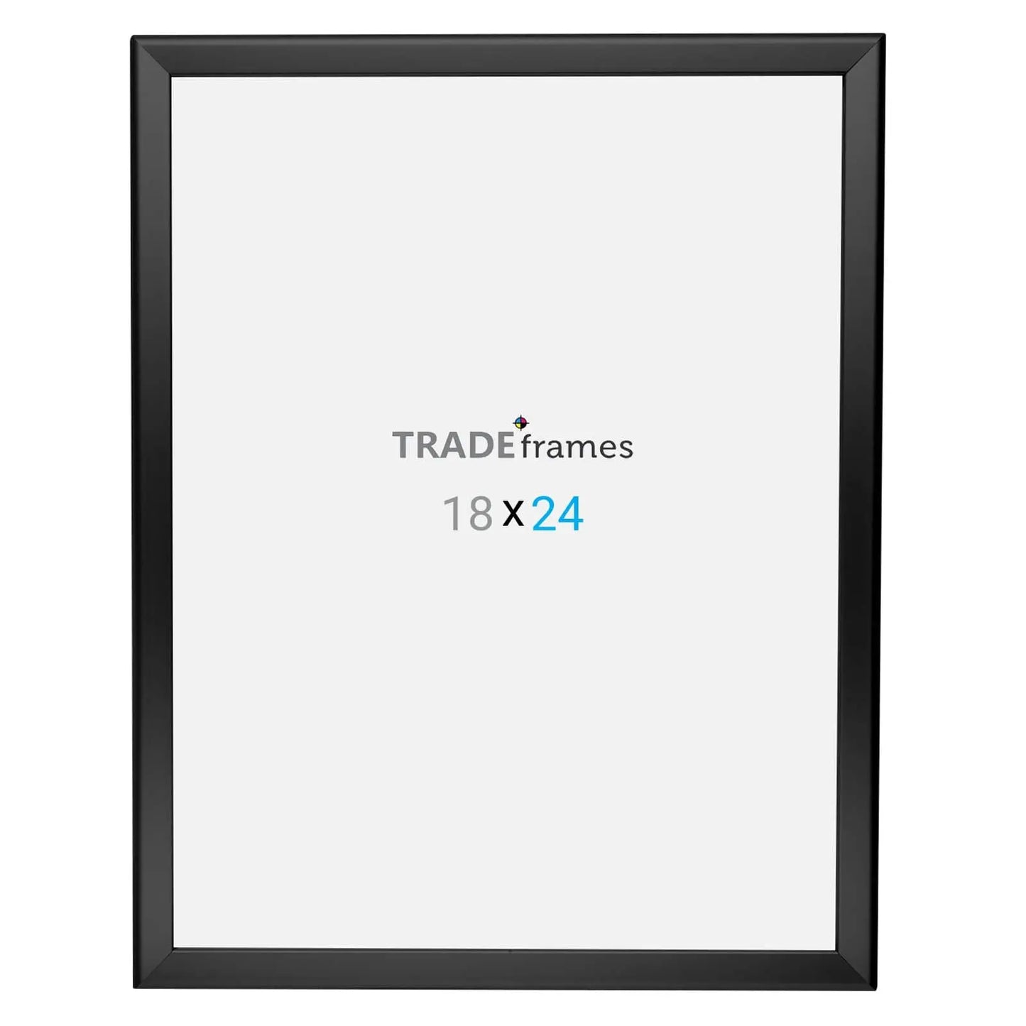 18x24 Inches Black Snap Frame - 1.25" Profile - Snap Frames Direct
