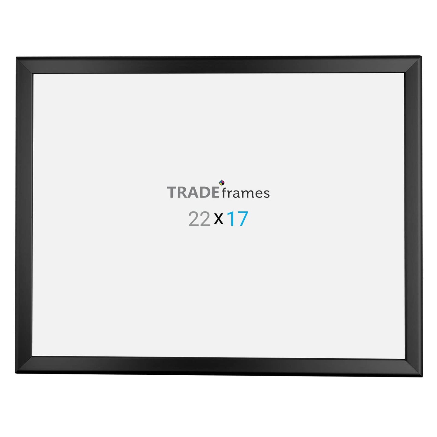 17x22 TRADEframe Black Snap Frame 17x22 - 1.25 inch profile - Snap Frames Direct