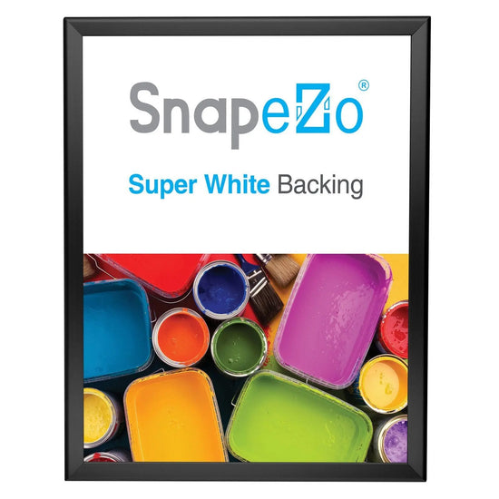 Black double-sided snap frame poster size 18X24 - 1.25 inch profile - Snap Frames Direct