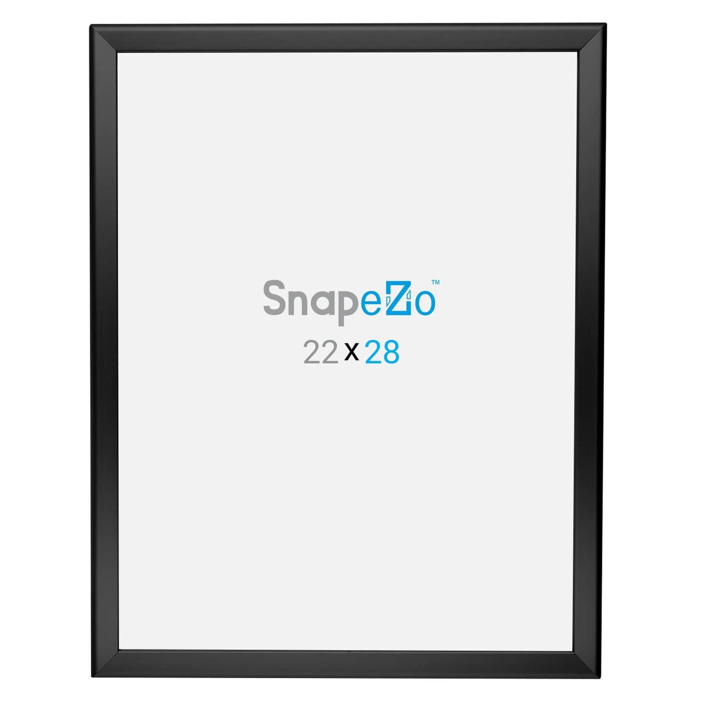 22x28 Black SnapeZo® Poster Snap Frame 1.25" - Snap Frames Direct