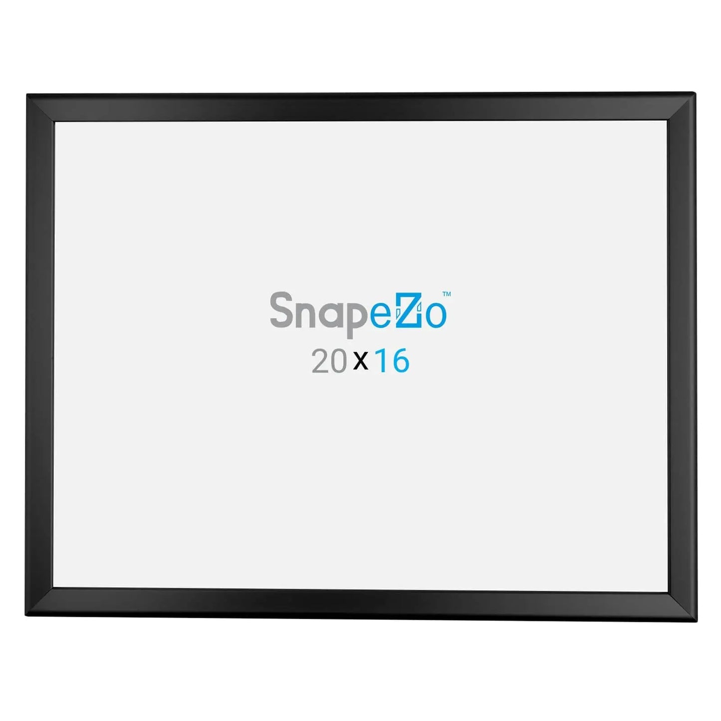 16x20 Black SnapeZo® Snap Frame - 1.25" Profile - Snap Frames Direct