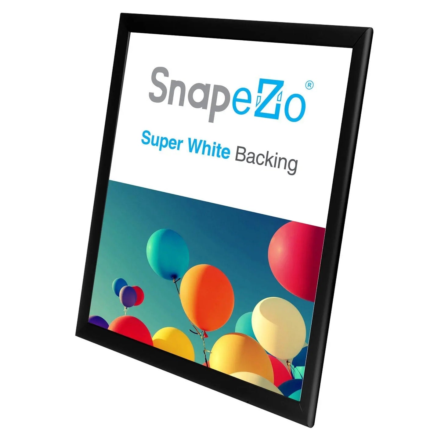 18x24 Black SnapeZo® Double-Sided - 1.25" Profile - Snap Frames Direct
