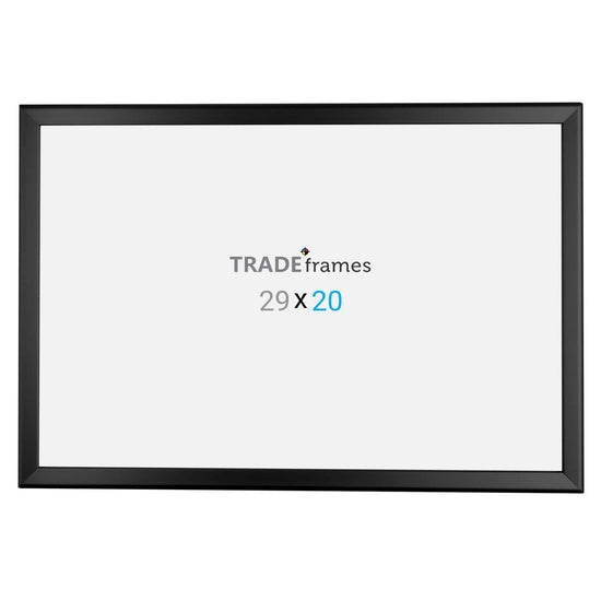 20x29 Black Snap Frame - 1.25" Profile - Snap Frames Direct