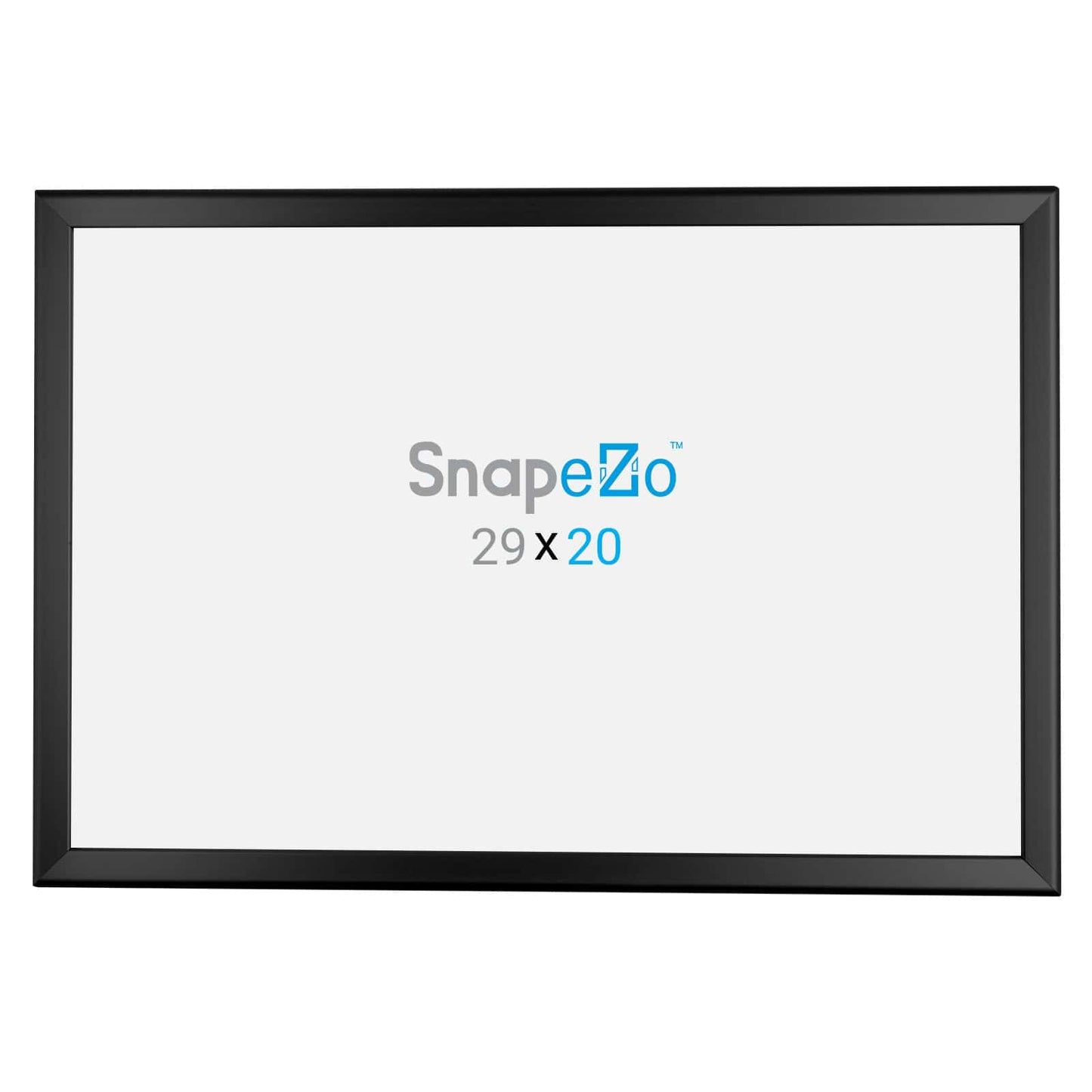 20x29 Black SnapeZo® Poster Snap Frame 1.25" - Snap Frames Direct