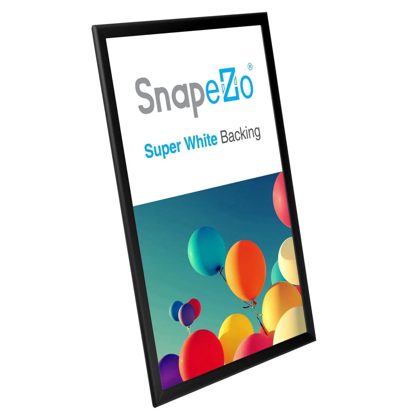 20x30 Black SnapeZo® Double-Sided - 1.25" Profile - Snap Frames Direct