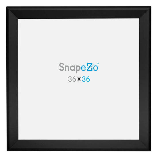 36x36 Black SnapeZo® Poster Snap Frame 1.7" - Snap Frames Direct