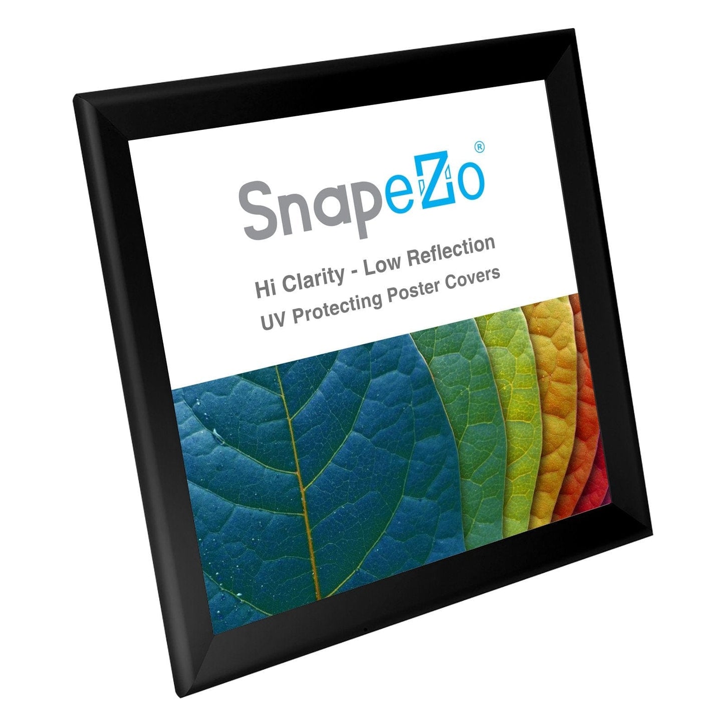 36x36 Black SnapeZo® Poster Snap Frame 1.7" - Snap Frames Direct