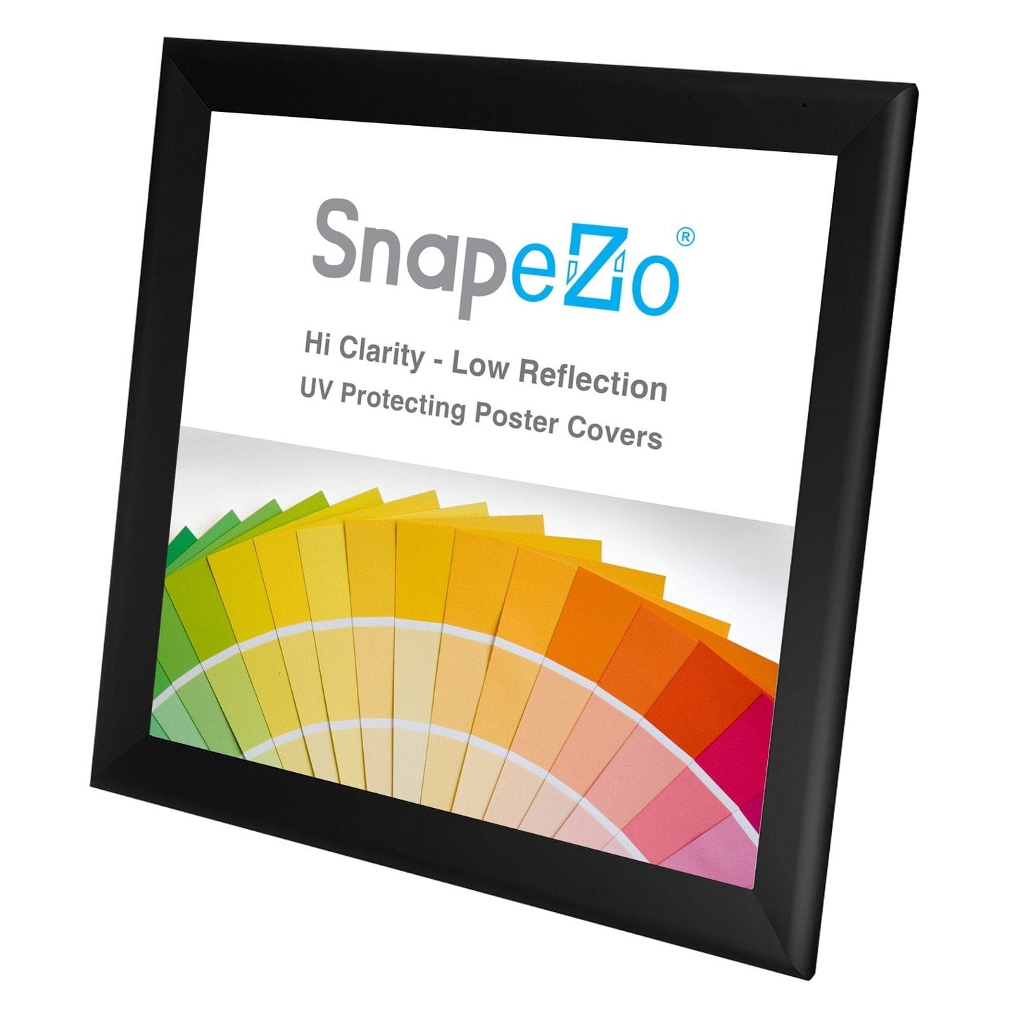 36x36 Black SnapeZo® Poster Snap Frame 1.7" - Snap Frames Direct