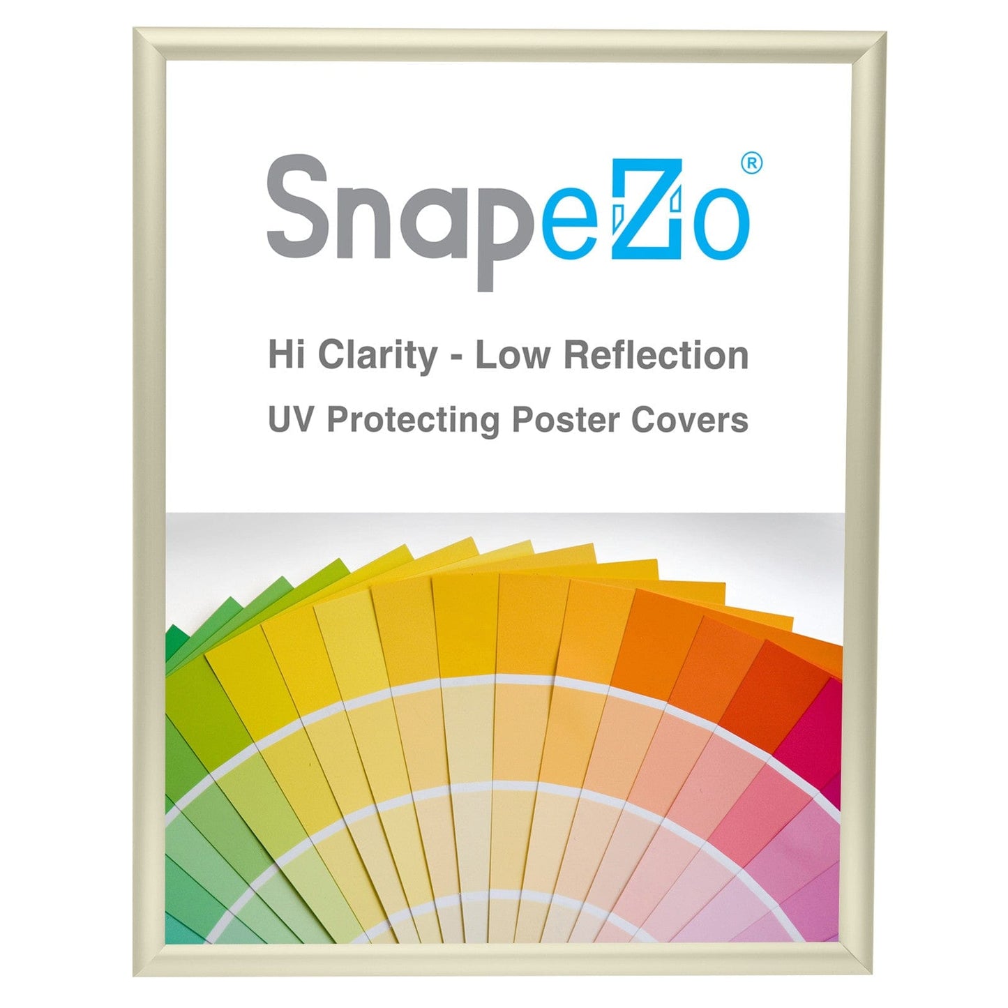 22x28 Cream SnapeZo® Snap Frame - 1" Profile - Snap Frames Direct