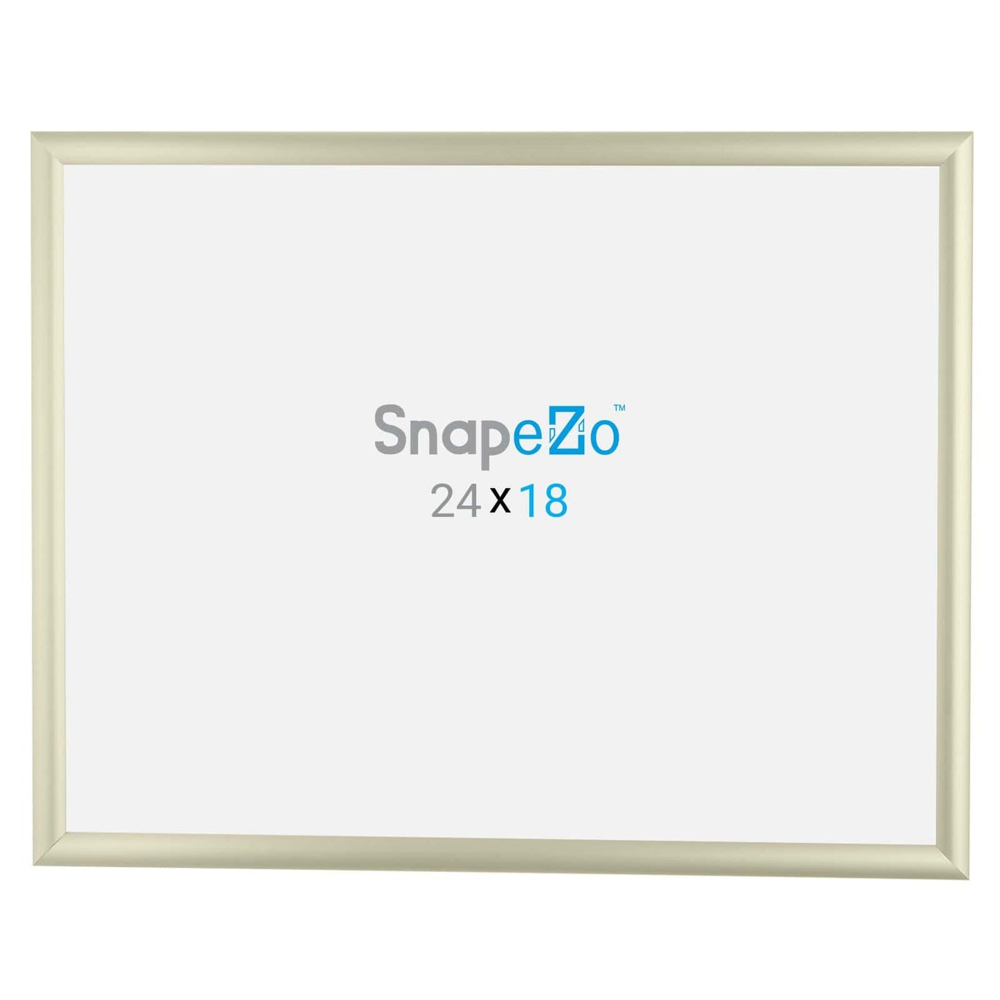 18x24 Cream SnapeZo® Snap Frame - 1" Profile - Snap Frames Direct